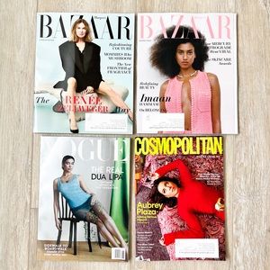 Bazaar, Vogue, Cosmopolitan 2022 Magazines